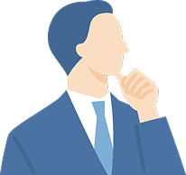 求人媒体で他社に埋もれて悩む人物のイメージ
